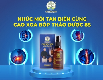 Aches and pains disappear with 8S Herbal Massage Balm!