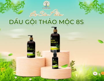 8S Herbal Shampoo Set - 3 Bottles