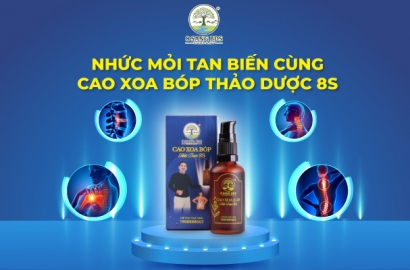 Aches and pains disappear with 8S Herbal Massage Balm!