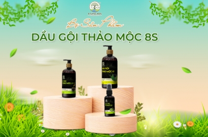 8S Herbal Shampoo Set - 3 Bottles