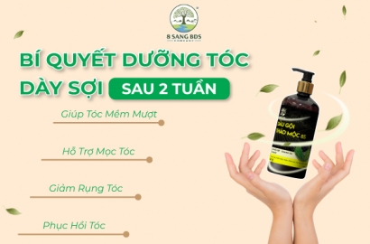 SECRETS TO TAKE CARE OF YOUR THICK HAIR AFTER 2 WEEKS WITH 8S HERBAL SHAMPOO